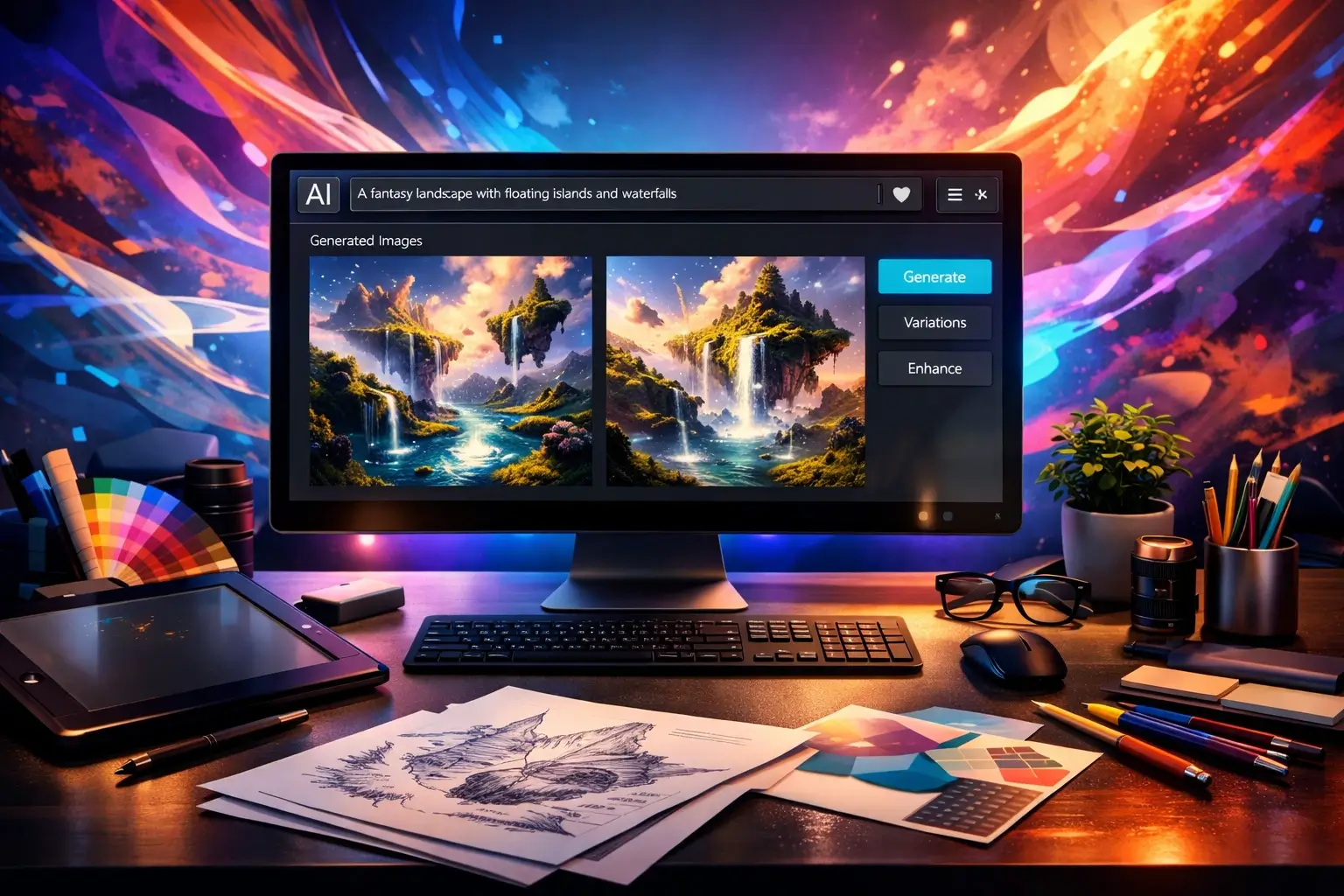 Generate Images from Text or Images