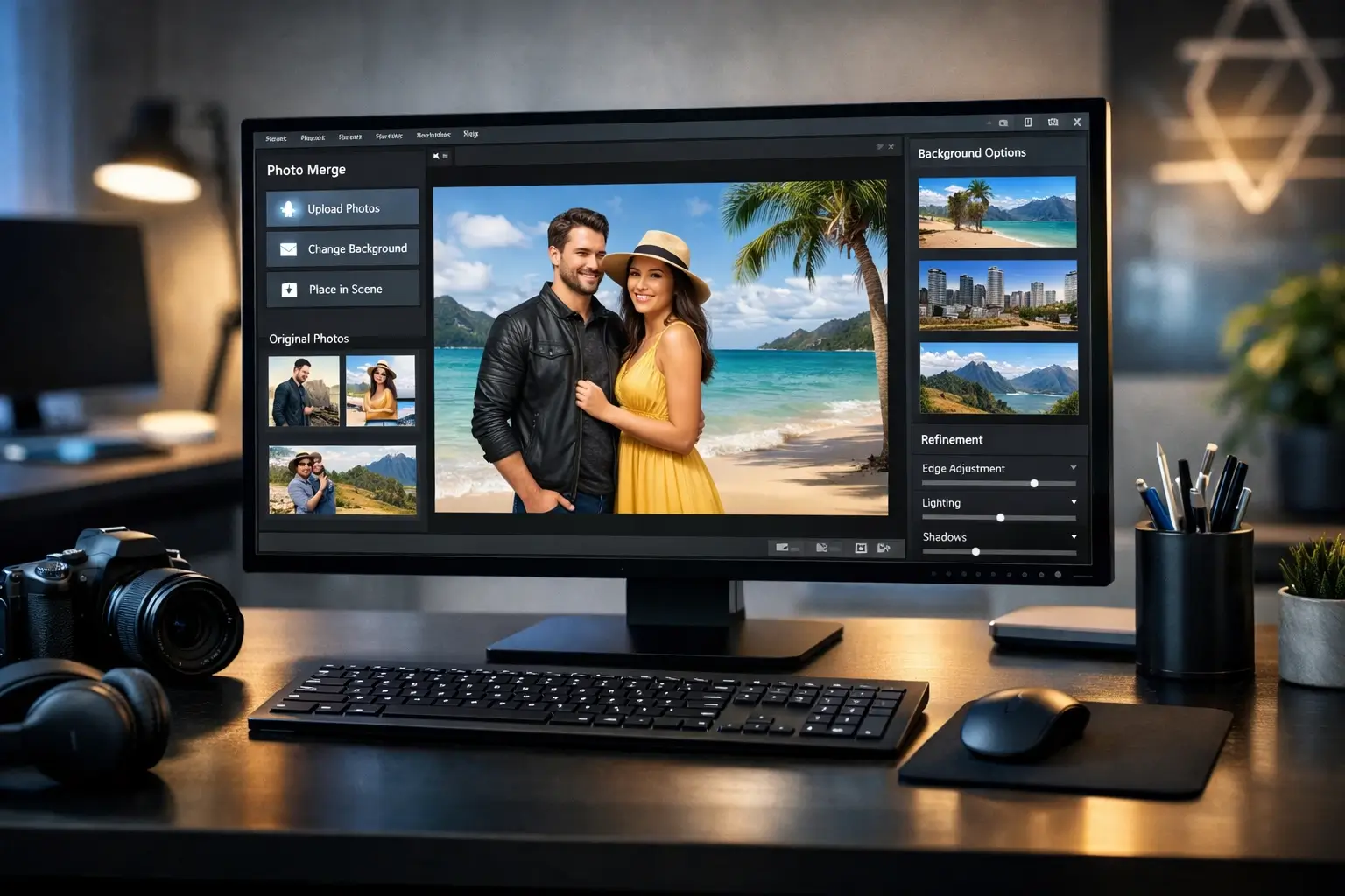 Advanced Image Editing and Scene Creation